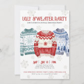 Grappig lelijk trui kerstfeest kaart (Voorkant)