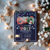 Grappig lelijk trui kerstfeest kaart