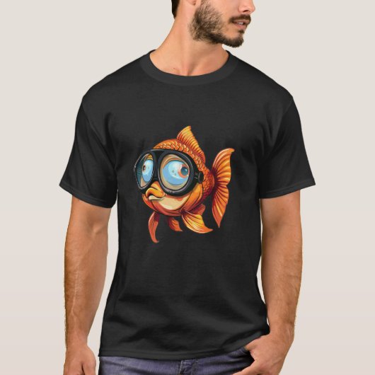Grappig lelijk vissenkostuum t-shirt (Voorkant)