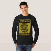Grappig Lemon Pound Cake Eten Dessert T-shirt (Voorkant volledig)