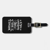 Grappig leraar als je dit kunt lezen Dank een lera Bagagelabel (Voorkant horizontaal)