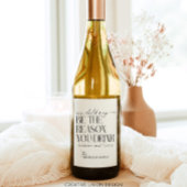 Grappig leraar cadeau, kerst leraar cadeau wijn etiket