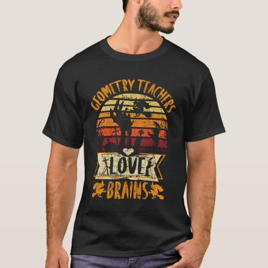 Grappig Leraar Shirt Geometrie Leraren Liefde Hers (Voorkant)