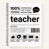 Grappig Leraar Waardering Gift Modern Classroom N Notitieboek (Voorkant)