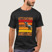 Grappig Let's Eat Kinder leestekens bespaart T-shirt (Voorkant)
