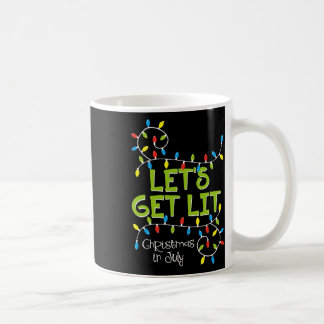 Grappig Let's Get Lit Kerstmis In Juli T-shirt Zom Koffiemok