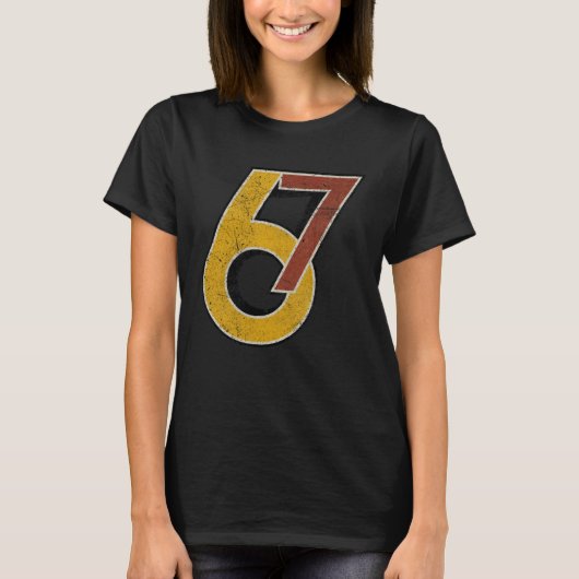 Grappig Let's Get Sendy 67 Meme Zes Zeven 6 7endy T-shirt (Voorkant)