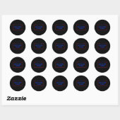 Grappig Let's Go Taco 26 Ronde Sticker (Vel)