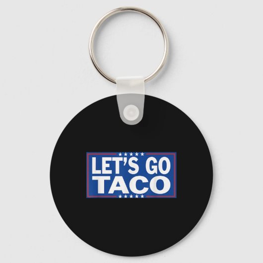 Grappig Lets Go Taco _2 Sleutelhanger (Voorkant)
