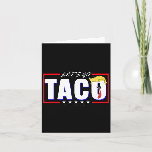 Grappig Let's Go Taco 36 Kaart (Voorkant)