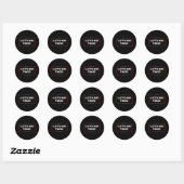 Grappig Let's Go Taco 4 Ronde Sticker (Vel)