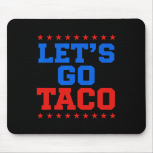 Grappig Let's Go Taco Design Muismat