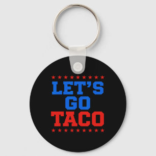 Grappig Let's Go Taco Design Sleutelhanger