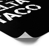 Grappig Let's Go Taco Shirt Foxtrot Delta Taco 4 Poster (Hoek)