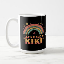 Grappig "Let's Have a Kiki" LGBT Trans Gender Retr Koffiemok