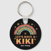 Grappig "Let's Have a Kiki" LGBT Trans Gender Retr Sleutelhanger (Achterkant)