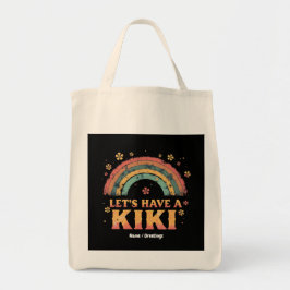 Grappig "Let's Have a Kiki" LGBT Trans Gender Retr Tote Bag