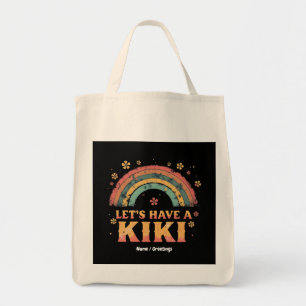 Grappig "Let's Have a Kiki" LGBT Trans Gender Retr Tote Bag