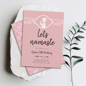 Grappig Lets Namaste Vrouwen 30e Verjaardag Tea Pa Kaart