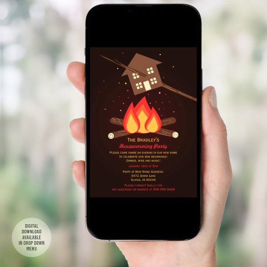 Grappig letterlijk Housewarming Party - Gewijzigd Kaart