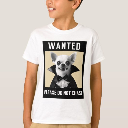 Grappig Leuk Chihuahua Vampier Spooky Halloween T-shirt (Voorkant)