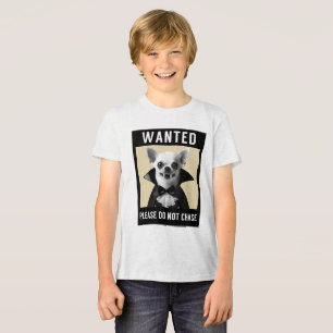 Grappig Leuk Chihuahua Vampier Spooky Halloween Tri-Blend Shirt