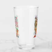 Grappig  Leuk Drink Kerstboom Joke Glas (Rechts)