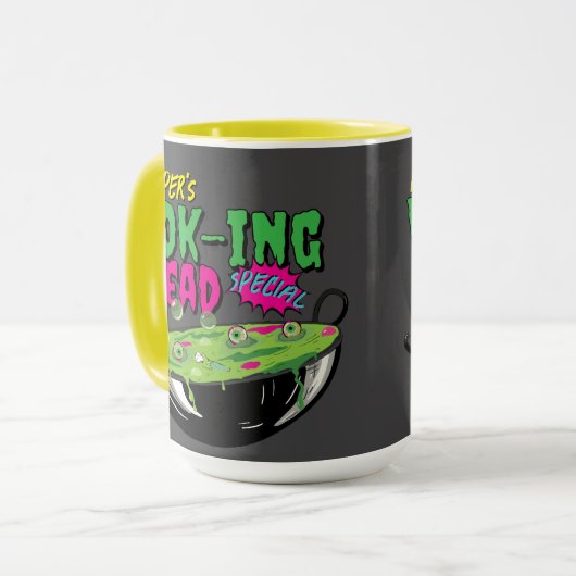 Grappig Leuk Gepersonaliseerde Wok-ing Dead Specia Mok (Voorkant links)