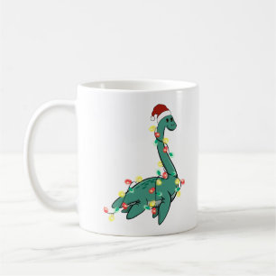 Grappig Leuk Kerst Lochness Monster Koffiemok
