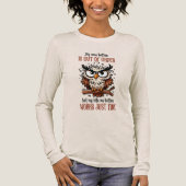 Grappig leuk knopwoord kunst sarcasme Tri-Blend shirt (Voorkant)