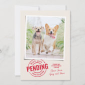 Grappig leuk lijstje Kerstfoto Feestdagenkaart (Voorkant)