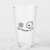 grappig, leuk monstertekenfilmpersonage glas (Voorkant)