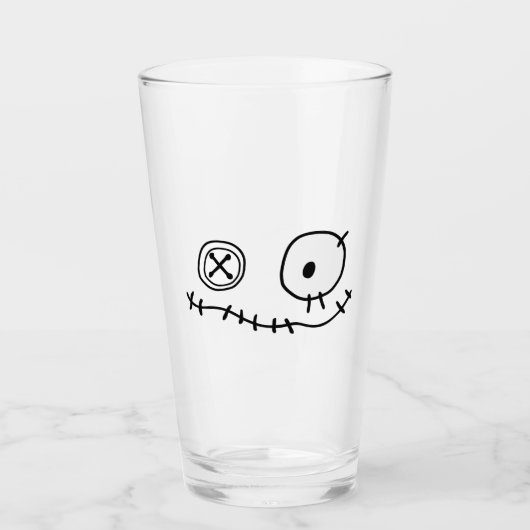 grappig, leuk monstertekenfilmpersonage glas (Voorkant)
