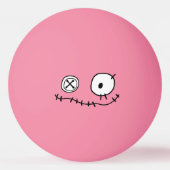 grappig, leuk monstertekenfilmpersonage pingpongbal (Voorkant)