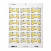 Grappig Leuk Schattige Crazy Chicken Label (Full Sheet)
