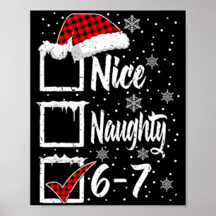 Grappig Leuk Stout 67 Kersttrui Brain Rot Si Poster