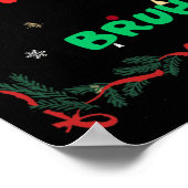 Grappig leuk stout bruh kerst poster (Hoek)