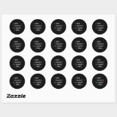 Grappig Leuk Stout Ik Zweer Dat Ik Het Geprobeerd Ronde Sticker (Vel)