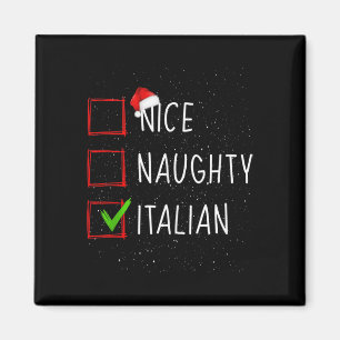 Grappig Leuk Stoute Italiaanse Schattigee Kerst Pa Magneet