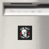 Grappig Leuk weetje Ik geef niet om Skeleton Sarca Magneet (Insitu (Vaatwasser))