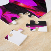 Grappig leuke kunst legpuzzel (Zijkant)