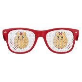 Grappig Leuke Verjaardagsgunst Kawaii Animal Bean Kinder Zonnebril (Voorkant)