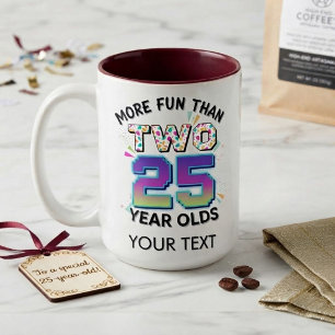 Grappig Leuker Dan Twee 25-Jarigen Persoonlijk Tweekleurige Koffiemok