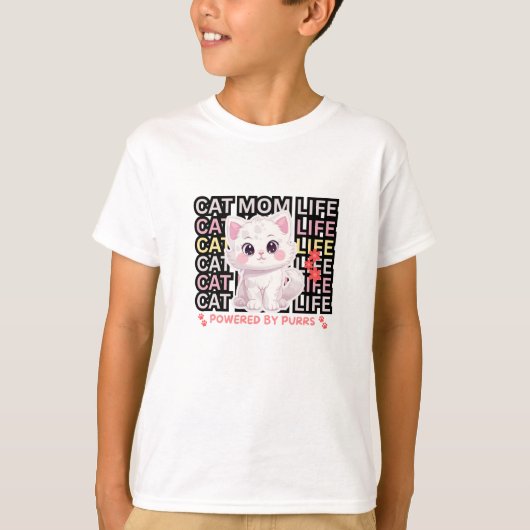 Grappig leven als kattentante t-shirt (Voorkant)