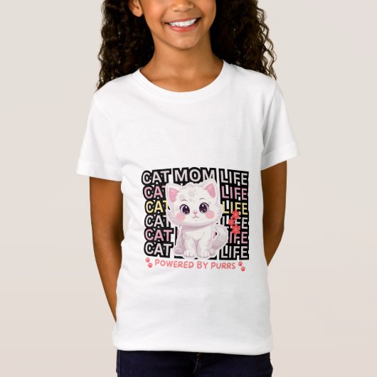 Grappig leven als kattentante t-shirt (Voorkant)