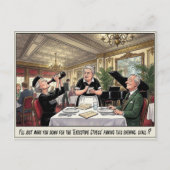 Grappig leven als serveerster restaurant humor an briefkaart (Voorkant)