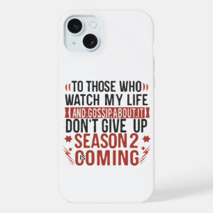 Grappig Leven Geroddel Gerucht Grap Sarcasme Humor iPhone 15 Plus Case