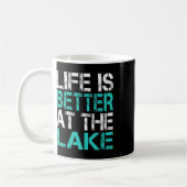 Grappig leven is beter op de Lake Camping Summer V Koffiemok (Links)
