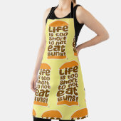 Grappig leven is te kort om geen broodjes motto te schort (Insitu)