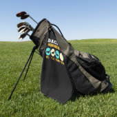 Grappig leven met Dachshund Dog Golfhanddoek (Groen)